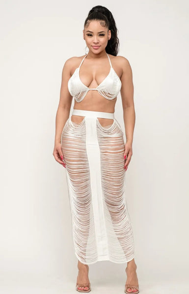 White Roof Top Swim Set
