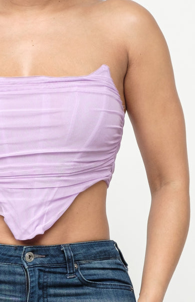 Mesh Corset Top