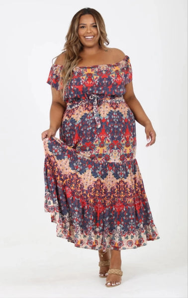 Off The Shoulder Maxi