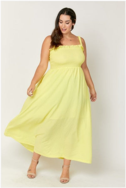 Strap Back Lime Maxi