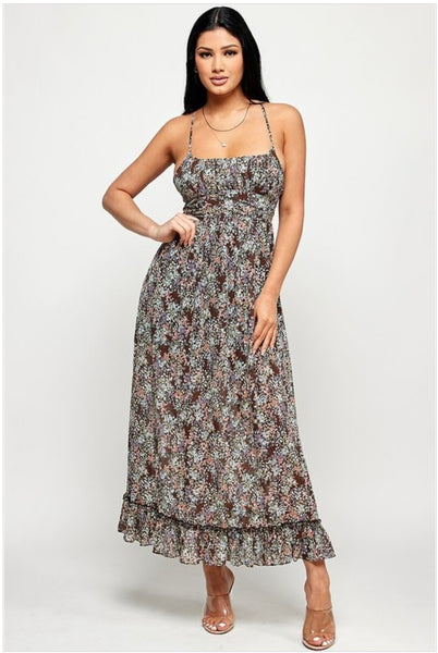 Floral Chiffon Maxi