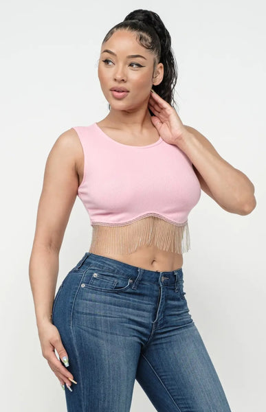 Fringe Crop Top